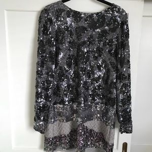 BCBG MaxAzria Sequin Shift Dress (New Years Eve)